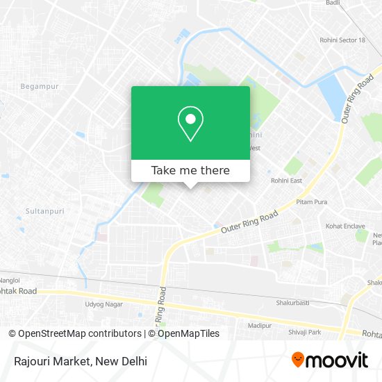 Rajouri Market map