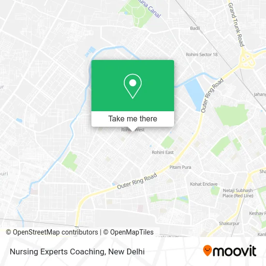 Nursing Experts Coaching map