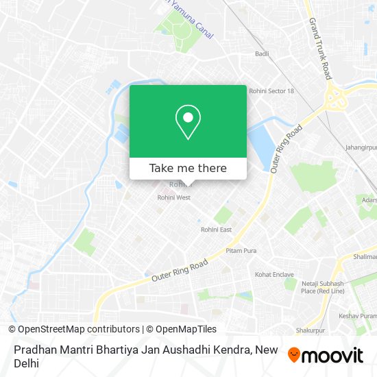 Pradhan Mantri Bhartiya Jan Aushadhi Kendra map