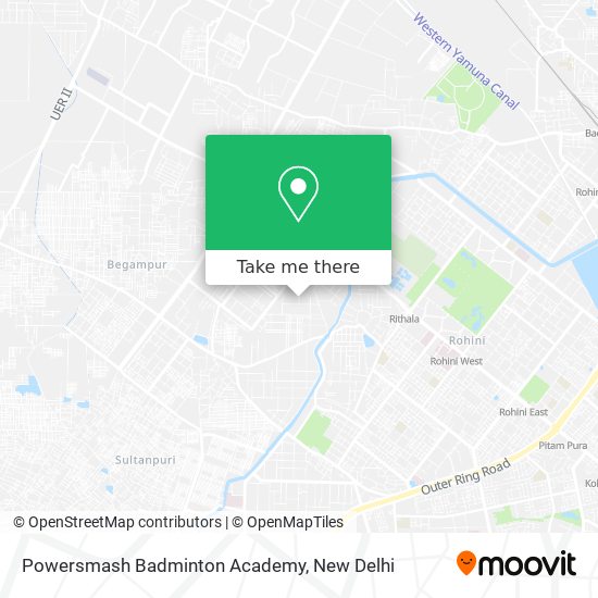 Powersmash Badminton Academy map