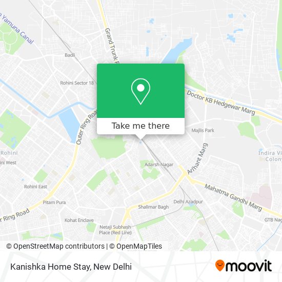 Kanishka Home Stay map