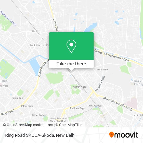 Ring Road SKODA-Skoda map