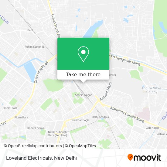 Loveland Electricals map