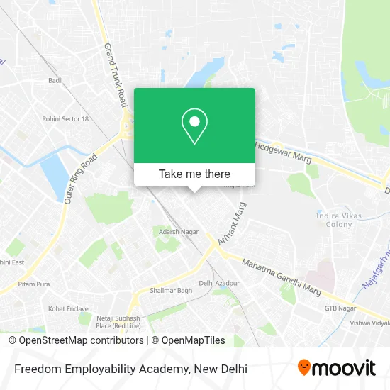 Freedom Employability Academy map
