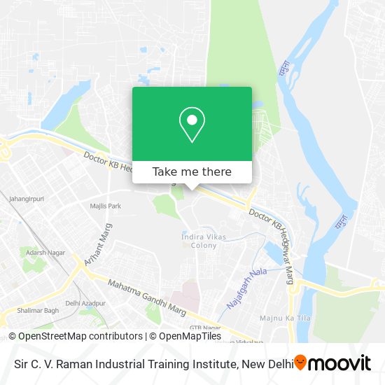 Sir C. V. Raman Industrial Training Institute map