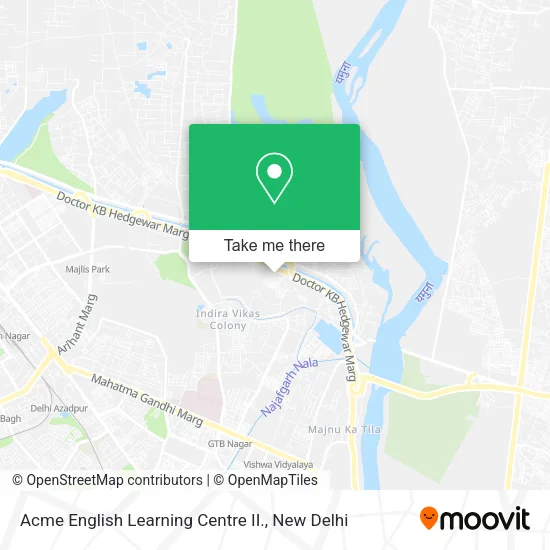 Acme English Learning Centre II. map