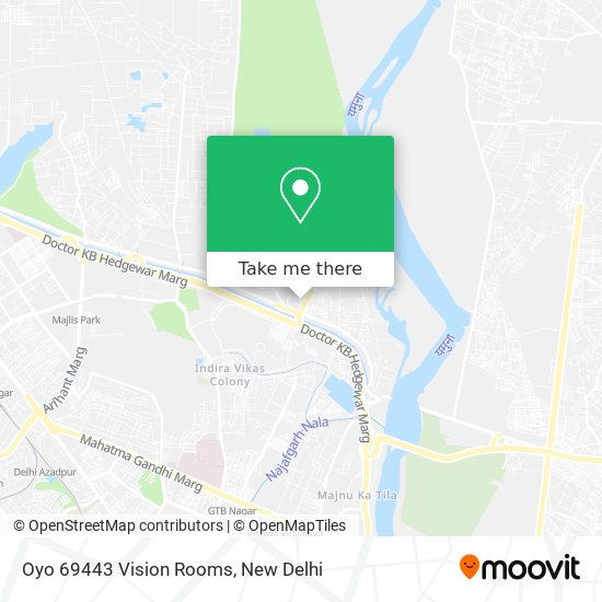 Oyo 69443 Vision Rooms map