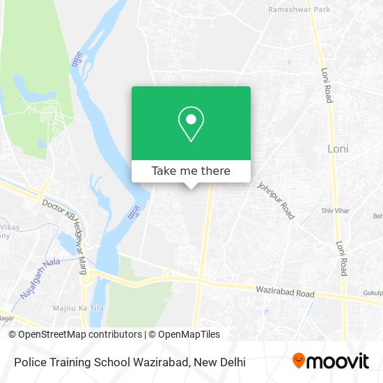 Police Training School Wazirabad map