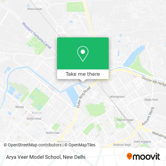 Arya Veer Model School map