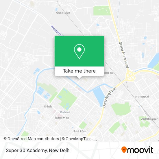 Super 30 Academy map