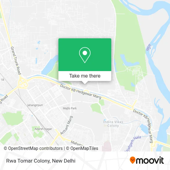 Rwa Tomar Colony map