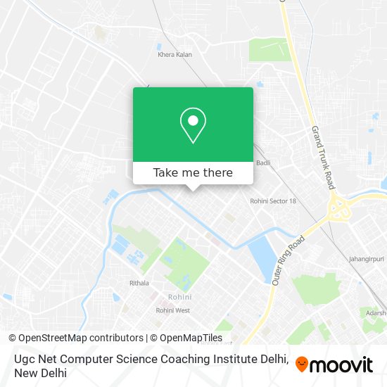 Ugc Net Computer Science Coaching Institute Delhi map