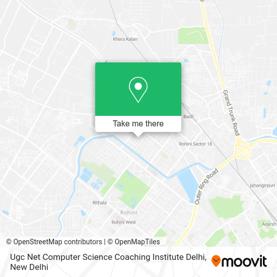 Ugc Net Computer Science Coaching Institute Delhi map