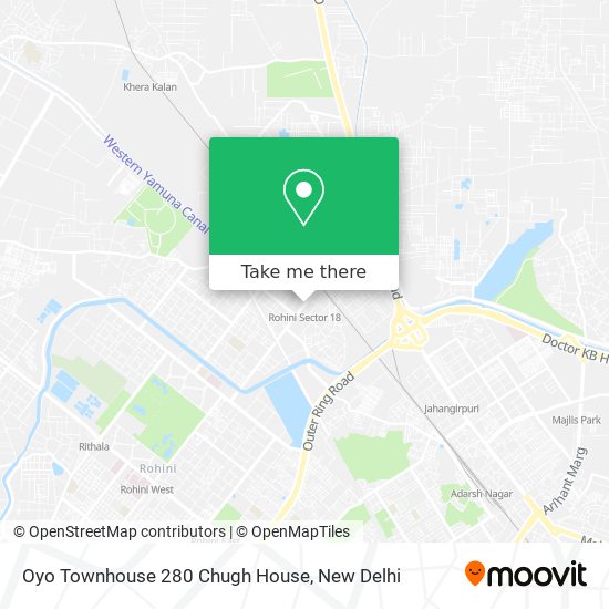 Oyo Townhouse 280 Chugh House map