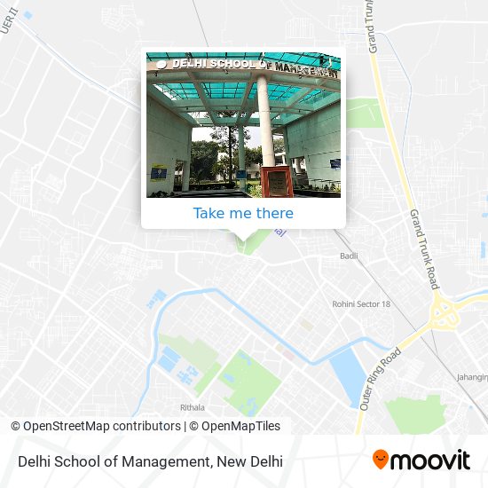 Delhi School of Management map
