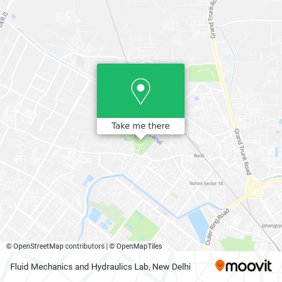 Fluid Mechanics and Hydraulics Lab map