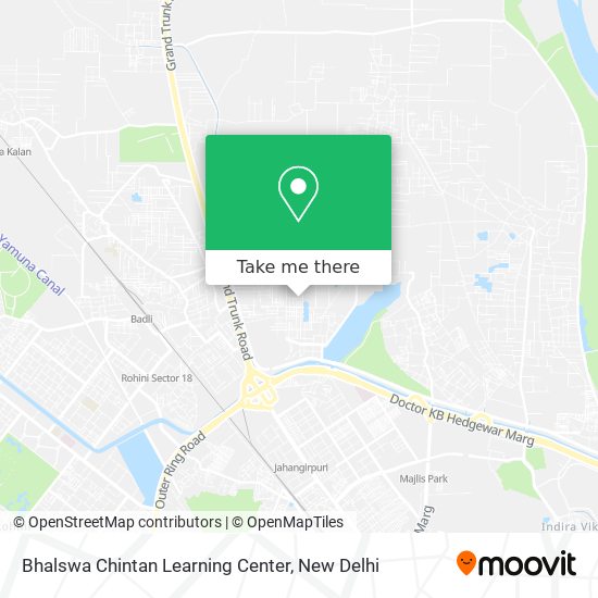 Bhalswa Chintan Learning Center map
