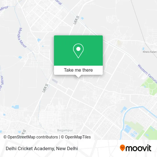 Delhi Cricket Academy map