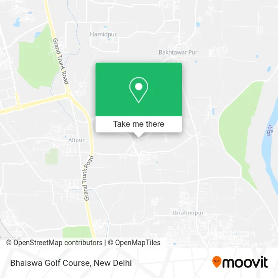Bhalswa Golf Course map