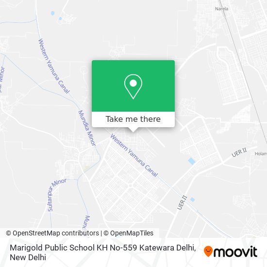 Marigold Public School KH No-559 Katewara Delhi map