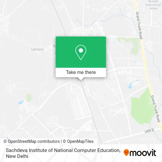 Sachdeva Institute of National Computer Education map