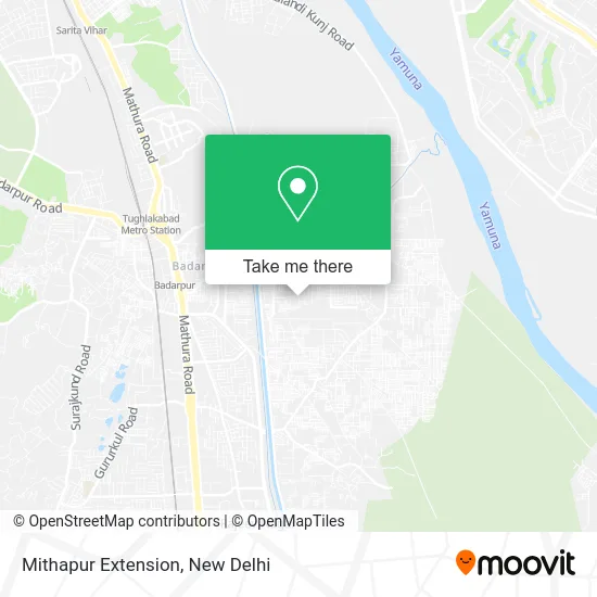 Mithapur Extension map