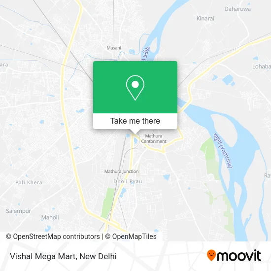 Vishal Mega Mart map