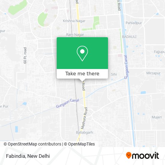 Fabindia map