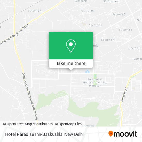 Hotel Paradise Inn-Baskushla map