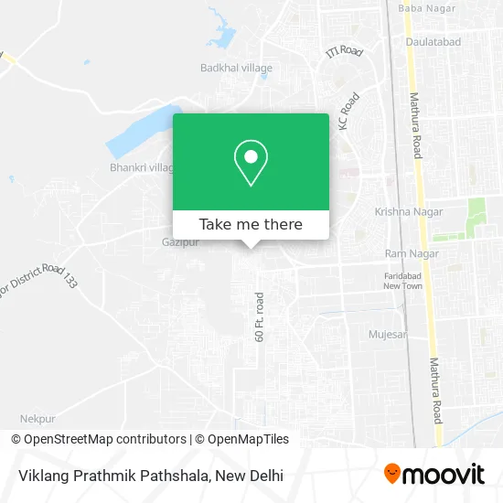 Viklang Prathmik Pathshala map