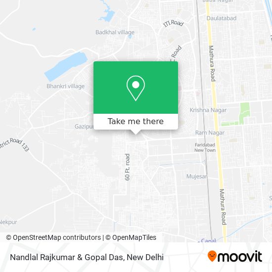 Nandlal Rajkumar & Gopal Das map