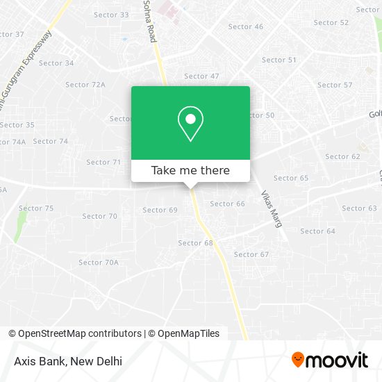 Axis Bank map