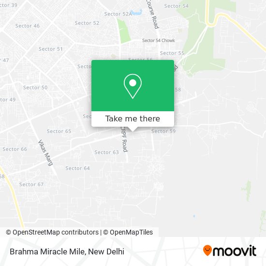 Brahma Miracle Mile map