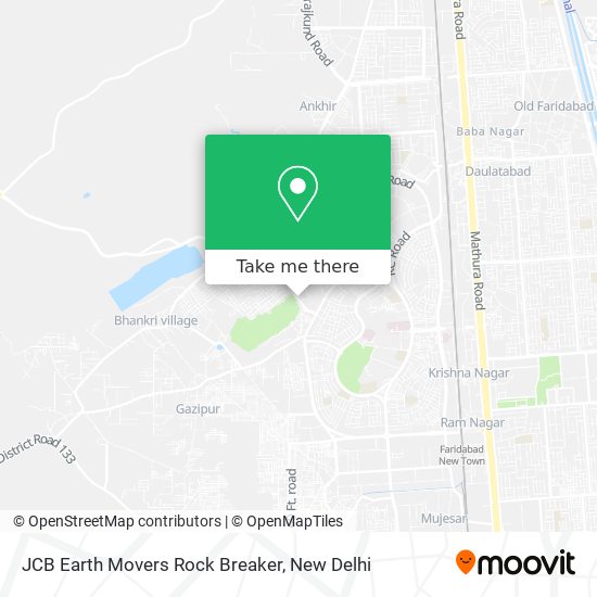 JCB Earth Movers Rock Breaker map