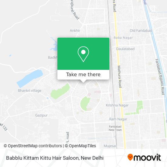 Babblu Kittam Kittu Hair Saloon map