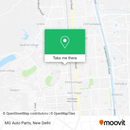 Mg Auto Parts map