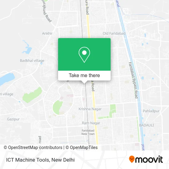 ICT Machine Tools map
