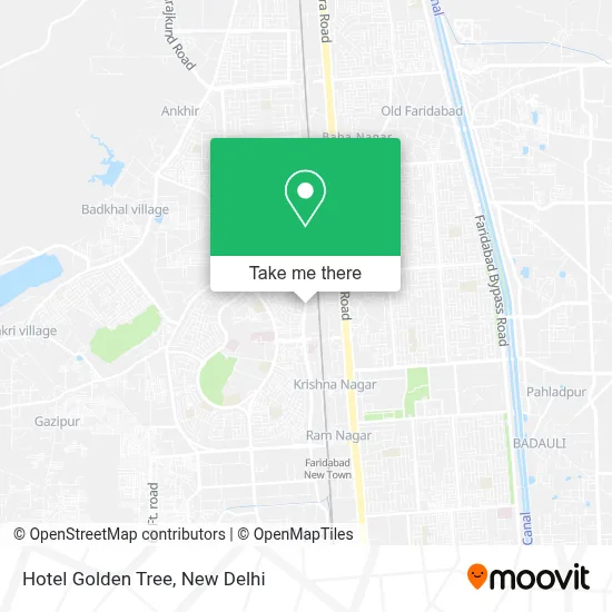 Hotel Golden Tree map