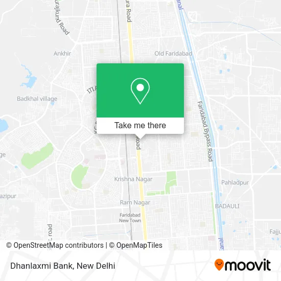 Dhanlaxmi Bank map