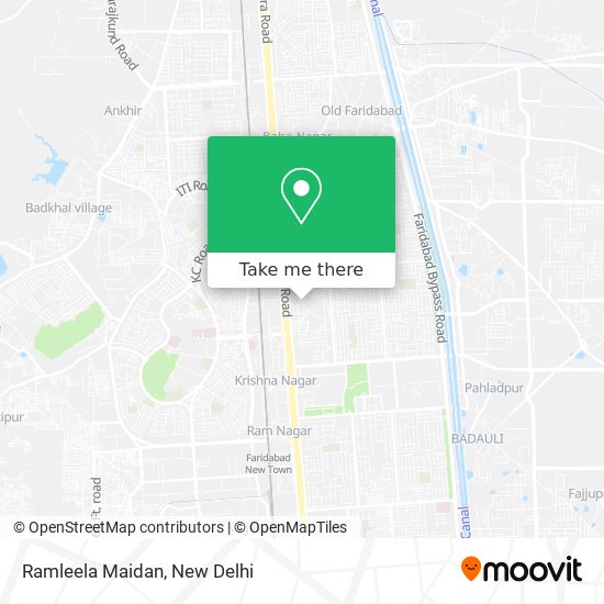 Ramleela Maidan map