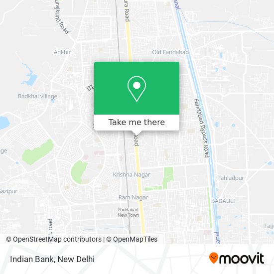 Indian Bank map