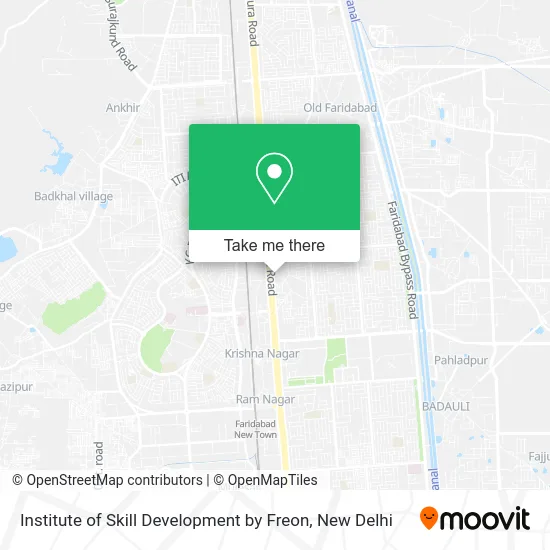 Institute of Skill Development by Freon map