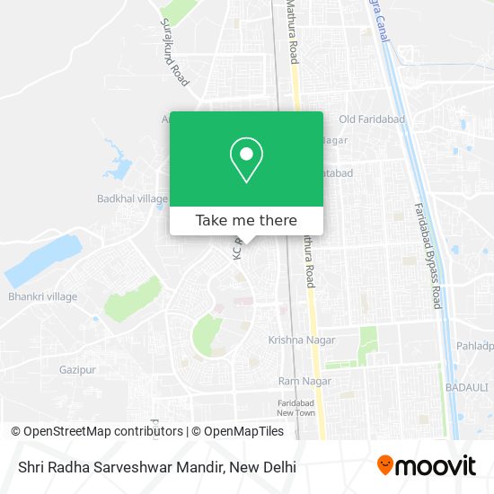 Shri Radha Sarveshwar Mandir map