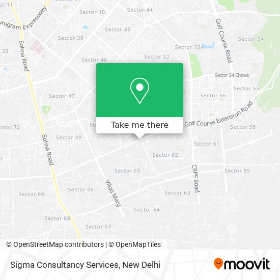 Sigma Consultancy Services map