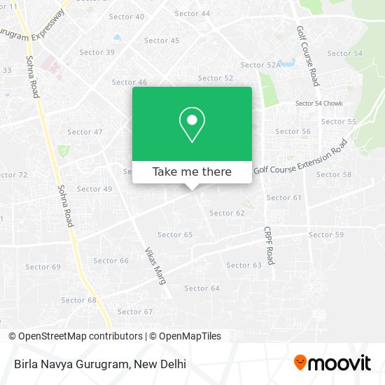 Birla Navya Gurugram map