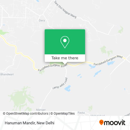 Hanuman Mandir map