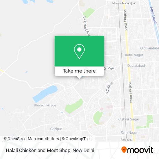 Halali Chicken and Meet Shop map