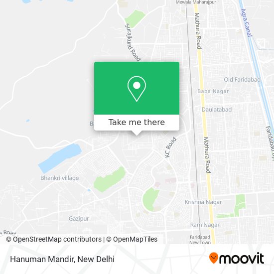 Hanuman Mandir map