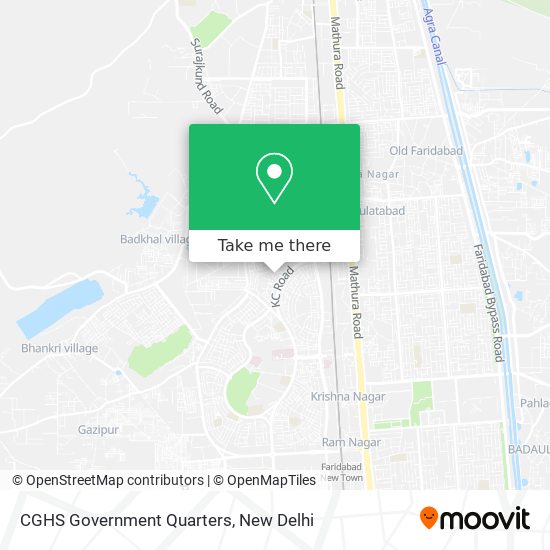 CGHS Government Quarters map