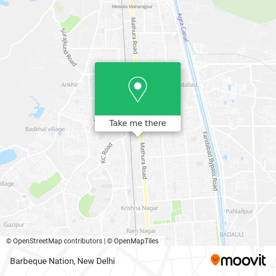 Barbeque Nation map